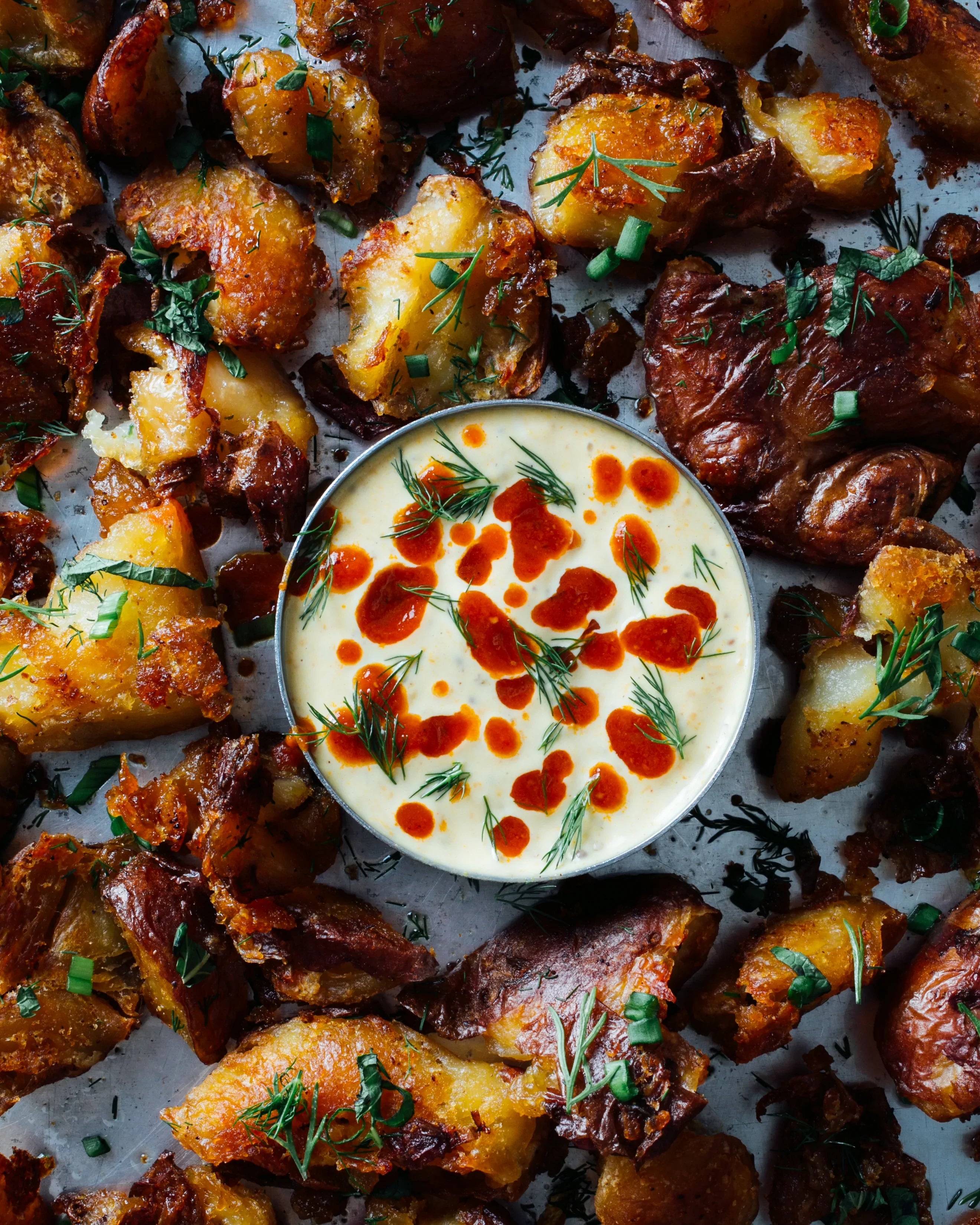 Crispy Smashed Potatoes