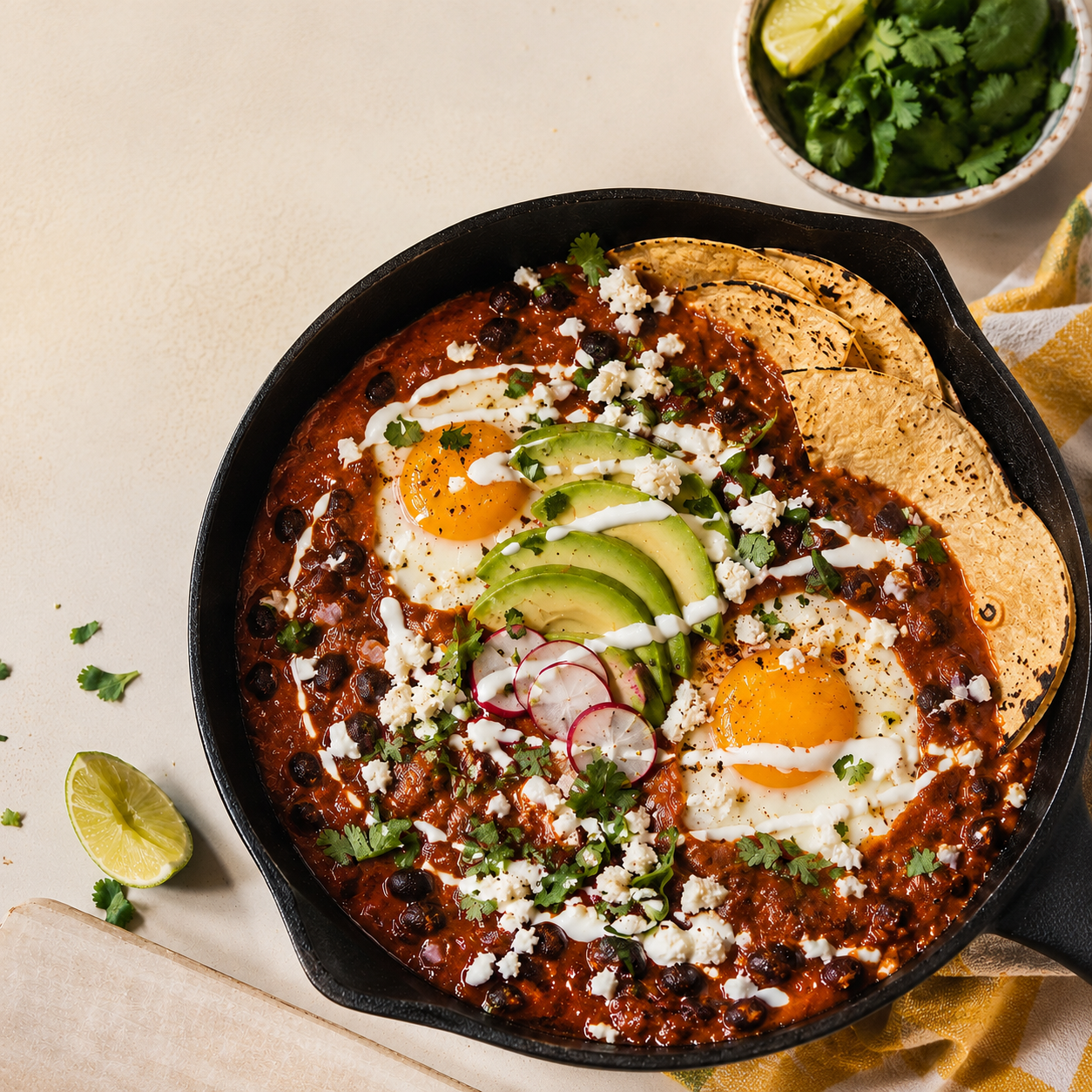 Black Bean Huevos Rancheros