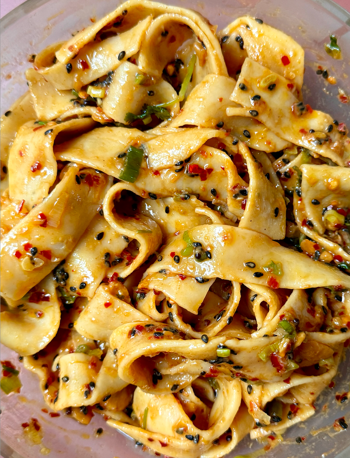 Fiery Garlic Achaari Pasta