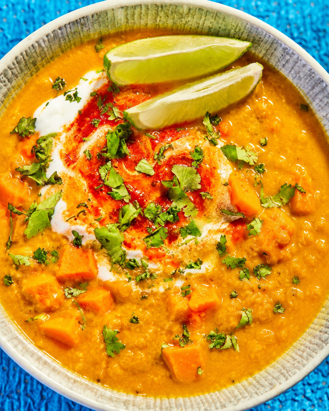 Curried Lentil & Coconut Soup